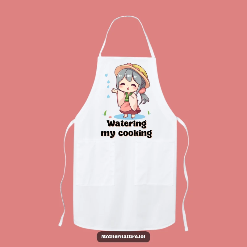Funny Playful Mother Nature Apron, Whimsical Kitchen Wear for Nature Lovers