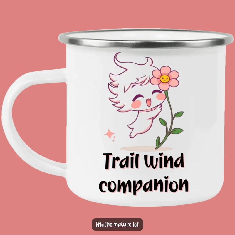 Funny Wind Tickle Camping Mug: Playful Outdoors Character Gift