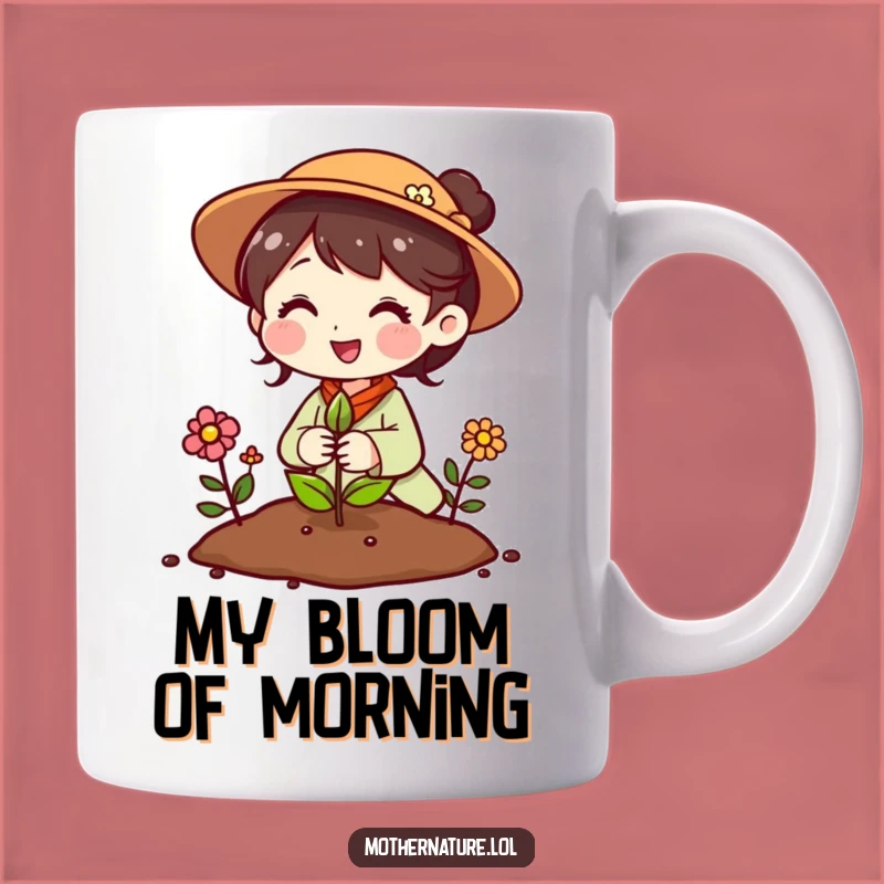 Funny Mother Nature Planting Flower Seed Mug - Instant Bloom Gift
