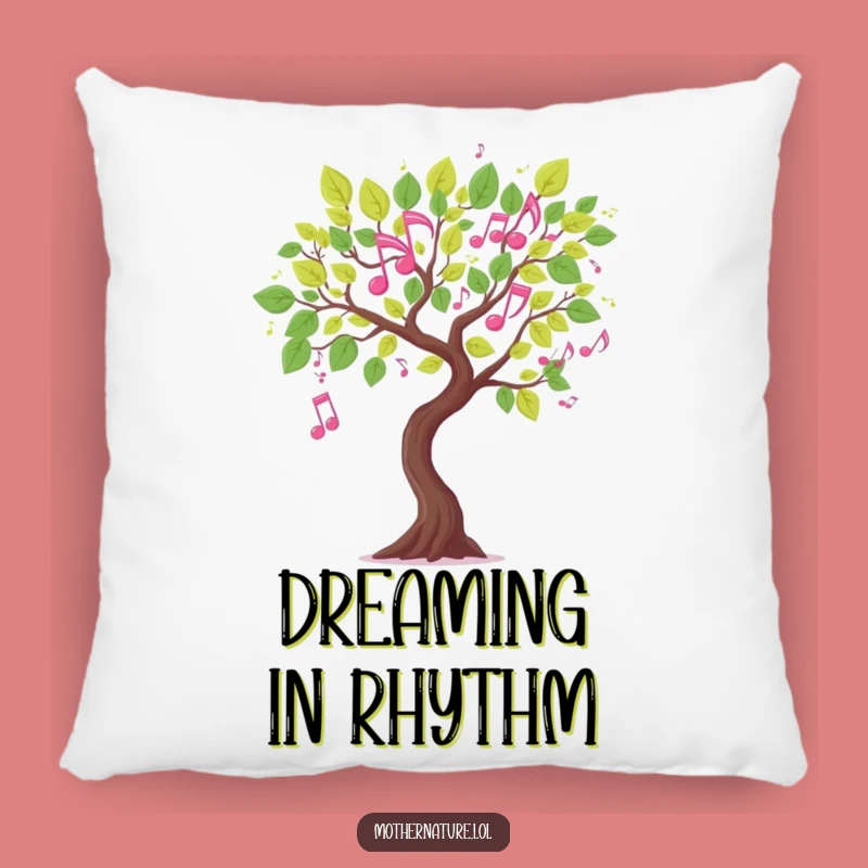 Funny Musical Tree Branch Pillow: Cozy Comfort with Nature's Melody, Gift