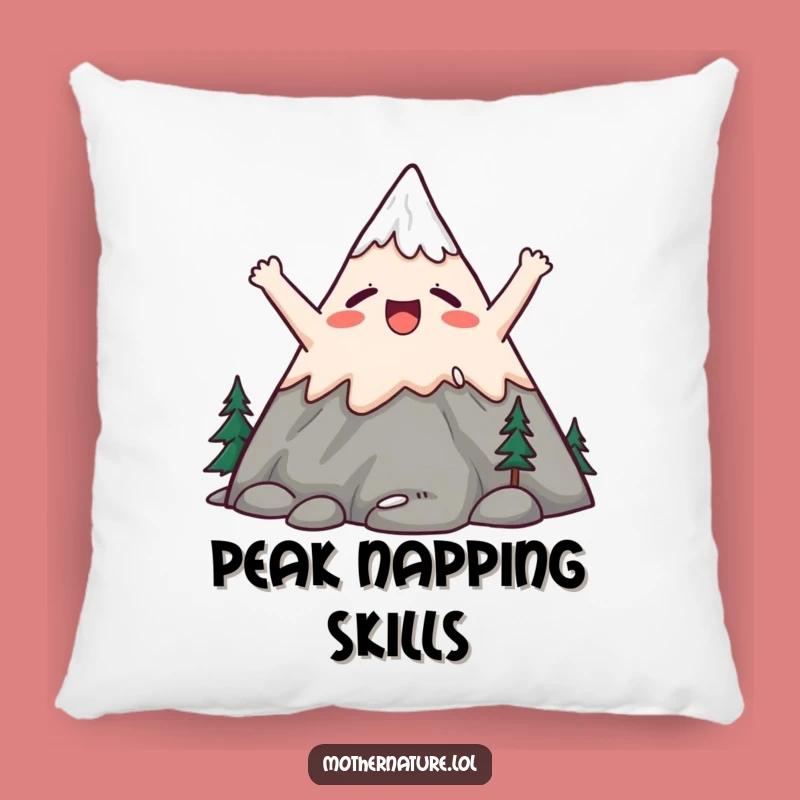 Funny Mountain Yawning Pillow: Cute Character Comfort, Perfect Funny Gift