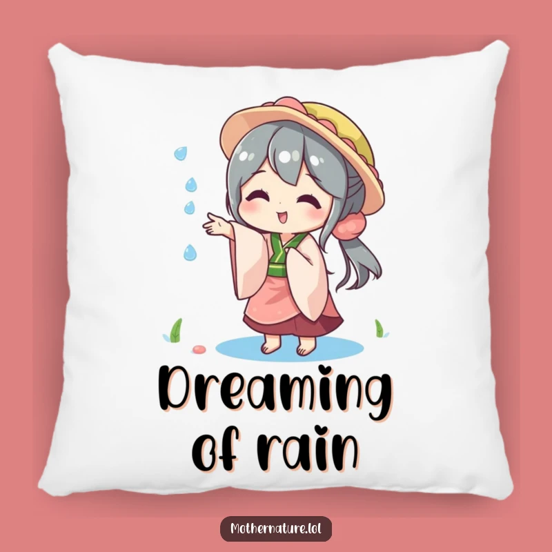 Funny Playful Mother Nature Pillow, Cozy & Whimsical Accent