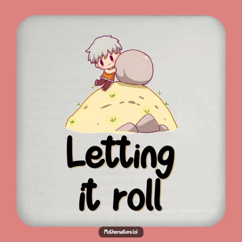 Funny Rolling Boulder Coaster, Protect Surfaces With Playful Art, Party Gift