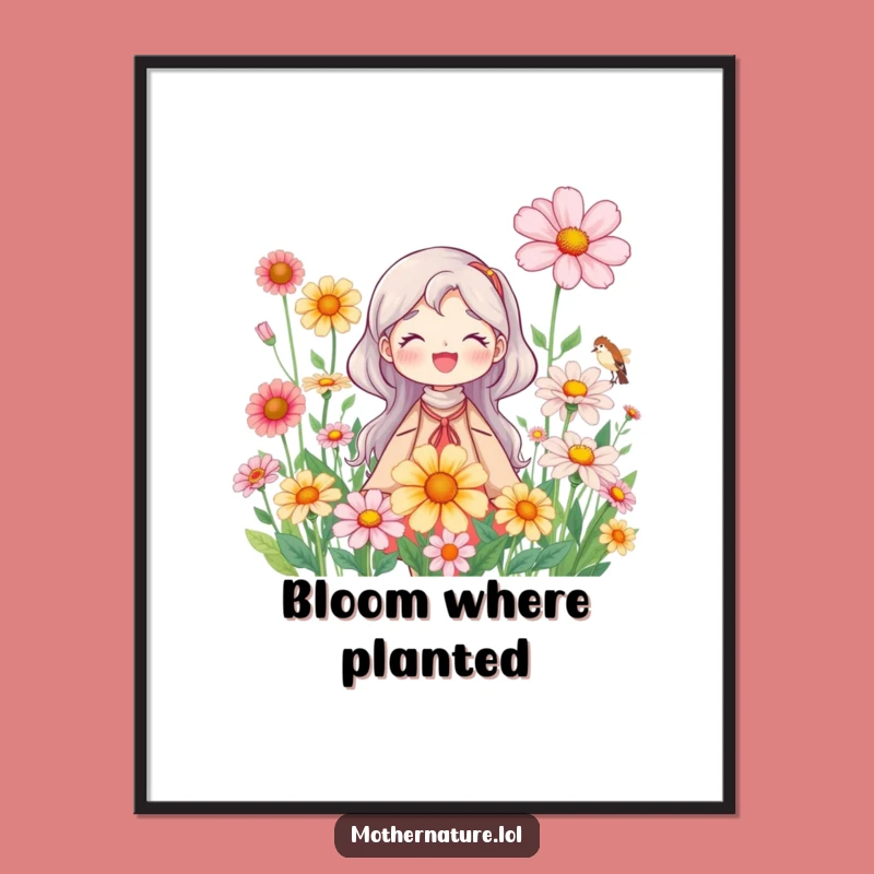 Mother Nature Poster: Bring Nature Indoors, Artistic Gift