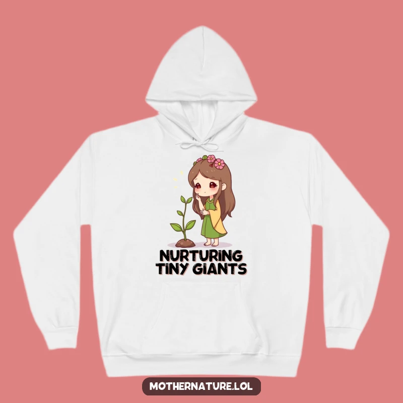 Cozy Mother Nature Hoodie: Embrace Gentle Growth, Warm Gift