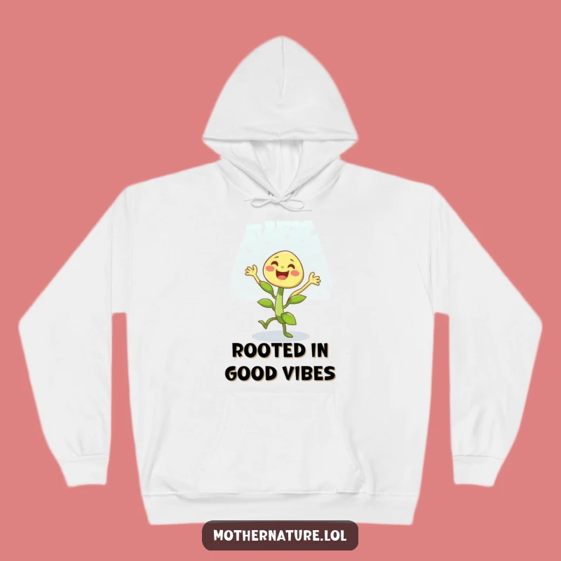 Funny Dancing Plant Hoodie: Cozy Character Joyful Shower Gift