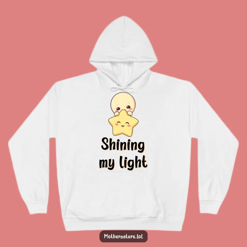 Funny Moon Hoodie: Cozy Celestial Peek Masterpiece for Nighttime Comfort