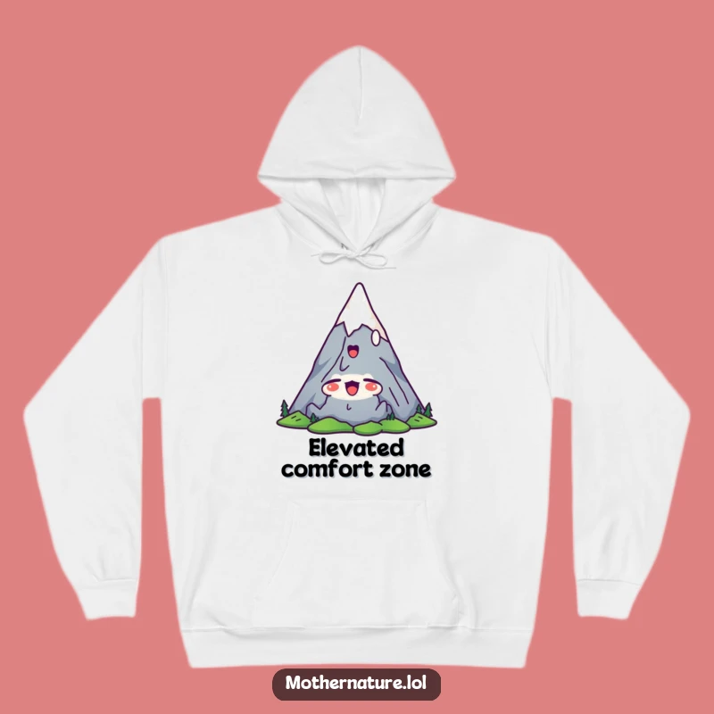 Funny Mountain Peak Hoodie: Cozy Comfort for Satisfied Peaks