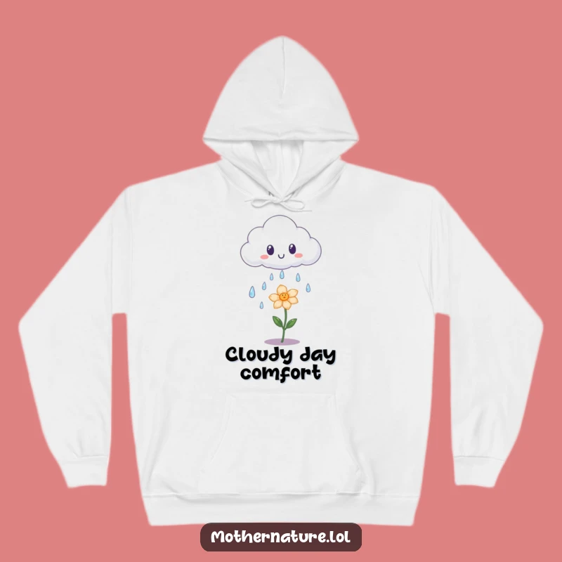 Funny Surprised Cloud Hoodie - Cozy Comfort with a Touch of Magic
