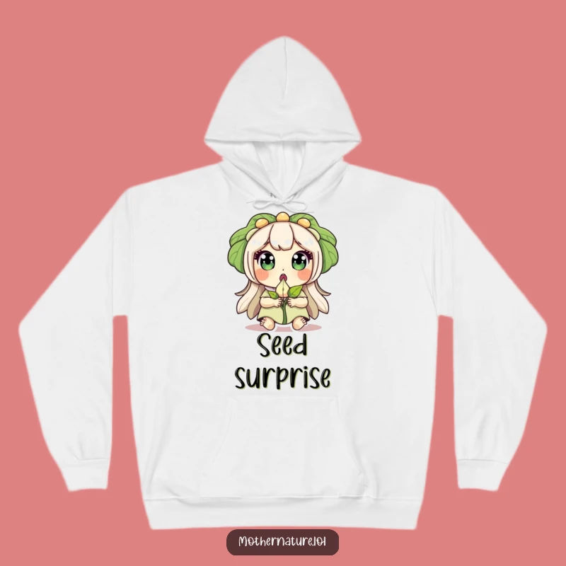 Funny Surprised Mother Nature Hoodie, Cozy & Awestruck Nature Apparel