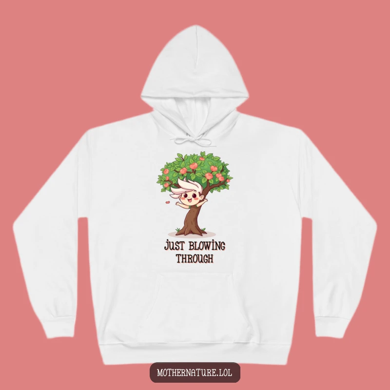 Funny Wind Tree Hoodie - Cozy & Playful Nature Gift