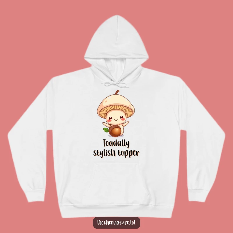 Funny Mushroom Acorn Hoodie: Cozy Up with Woodland Charm, Perfect Gift