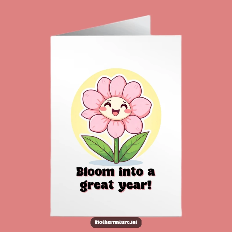 Free Printable Birthday Card: Blooming Flower Sunshine - Cheerful Downloadable Gift!