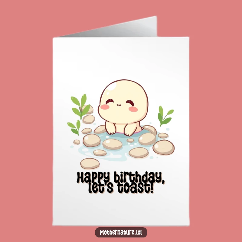 Free Printable Birthday Card: Giggling Brook Joke, Funny Downloadable Gift