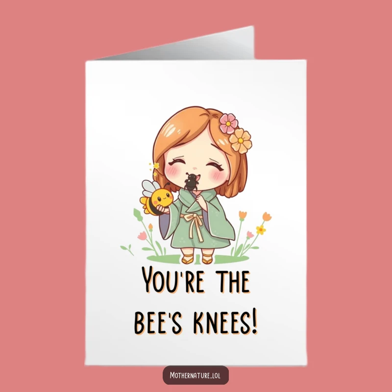 Free Printable Mother Nature Bee Congrats Card - Joyful Downloadable Celebration!
