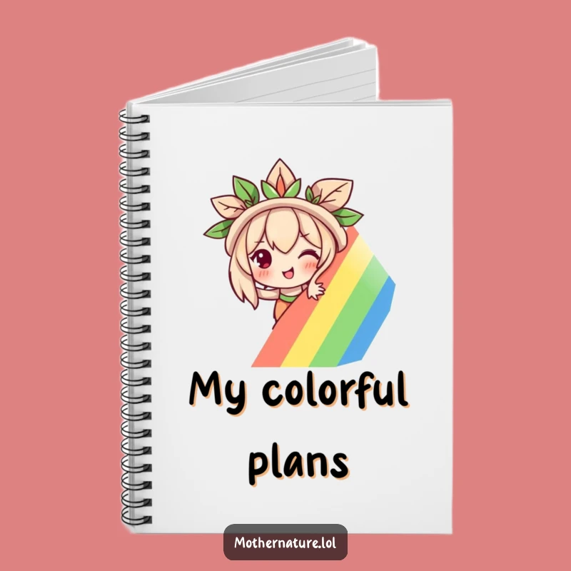 Funny Mother Nature Notebook: Mischievous Rainbow Journal, Perfect for Notes