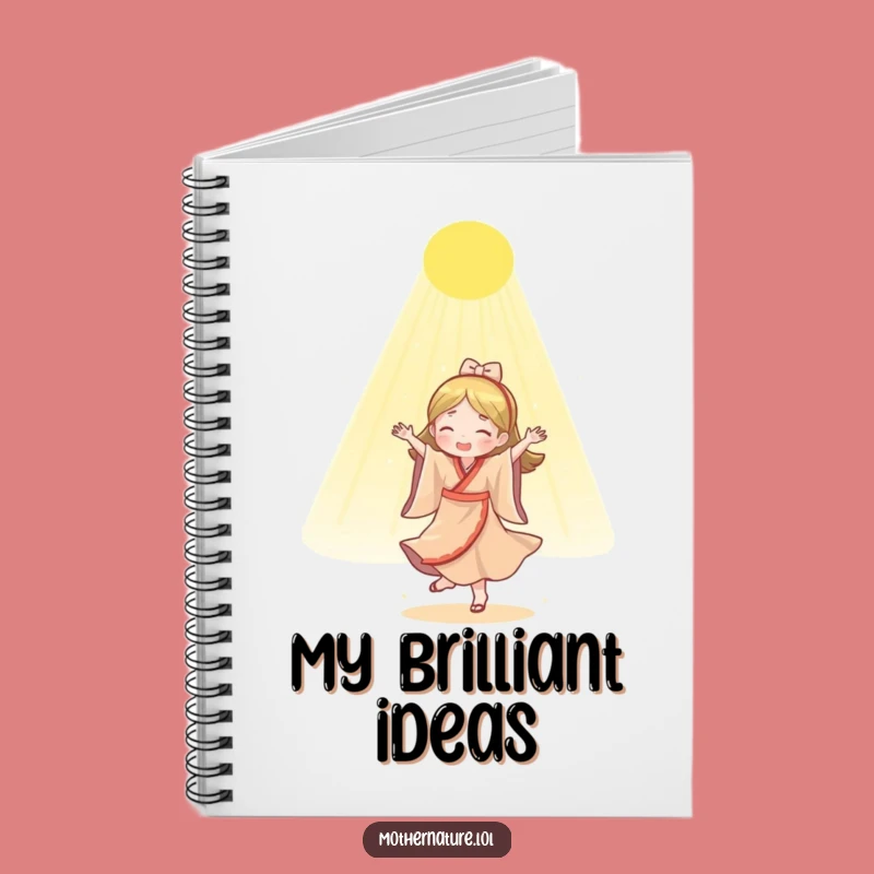 Funny Mother Nature Dancing Notebook: Capture Ideas in Sunny Splendor