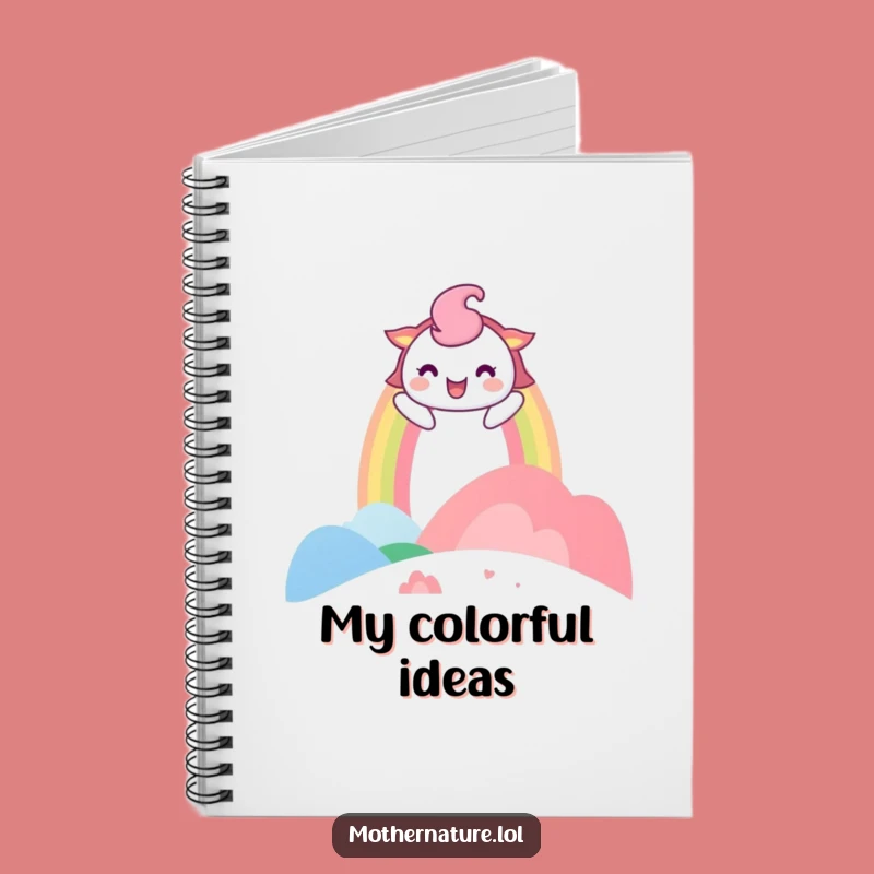 Funny Rainbow Landscape Notebook: Playful Arch for Your Notes, Great Funny Gift