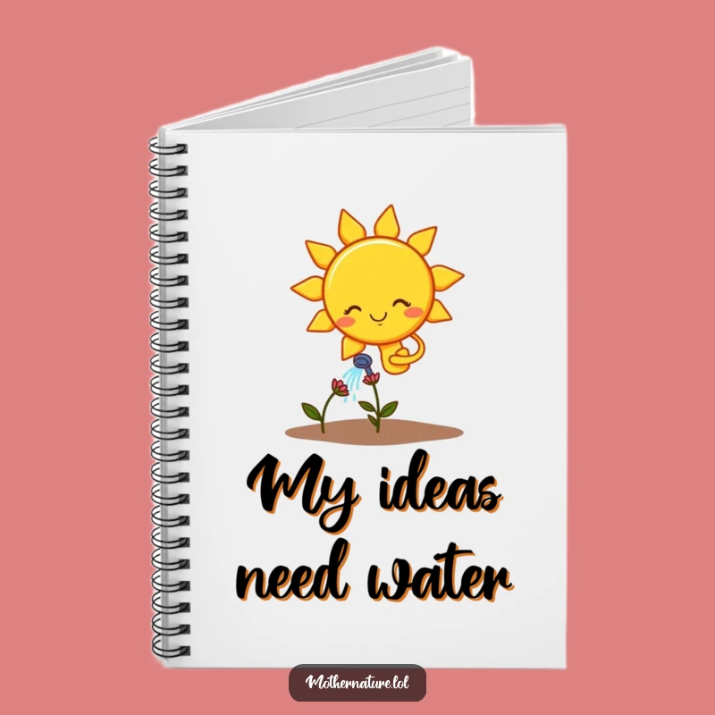 Funny Sun Character Notebook: Hilarious Journal for Sunny Thoughts & Garden Plans!