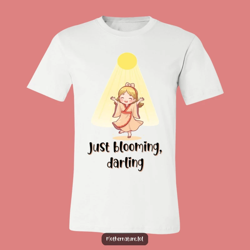Funny Mother Nature Dancing T-Shirt: Wearable Sunshine and Nature's Joy