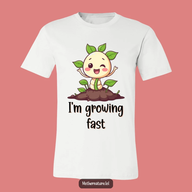 Funny Sprouting Seed T-Shirt: Hilarious Glee Burst Design