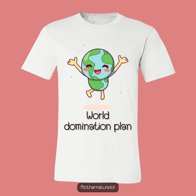 Funny Dancing Earth T-Shirt: Wear Your Joyful Planet Pride