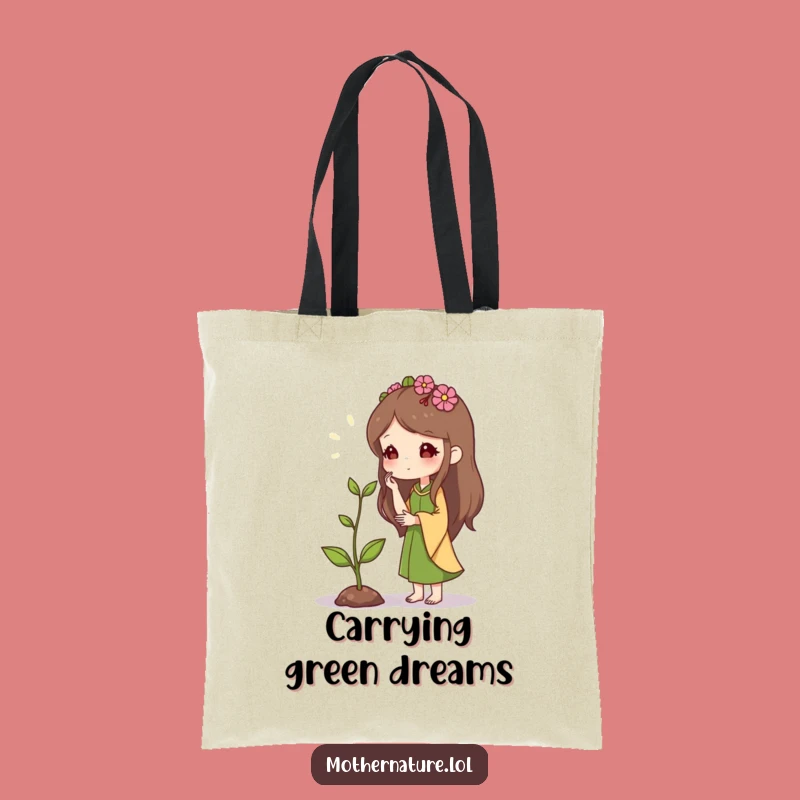 Mother Nature Tote Bag: Carry Seeds of Hope, Practical Gift